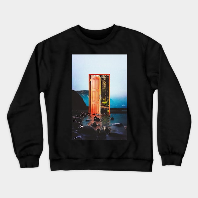 Some Doors Lead To Nowhere Crewneck Sweatshirt by SeamlessOo